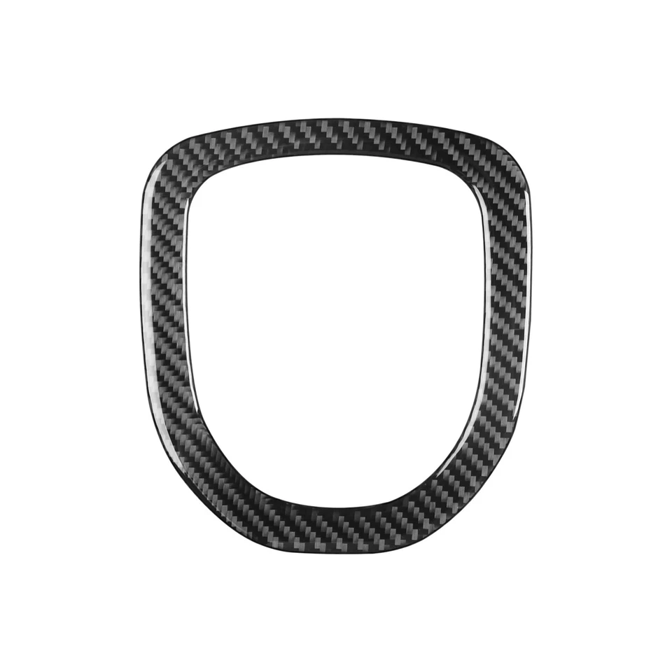 Para Pontiac G8 2008-2009 console central de fibra de carbono real quadro de painel de câmbio de marchas - Imagem 2 de 4