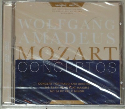 W.A.MOZART - CONCERTOS FOR VIOLIN AND ORCHESTRA * DVD Plus*No 22 KV 482 / No 24 