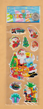Christmas Stickers with Tree, Santa, Gifts Happy New Year- Free Shipping