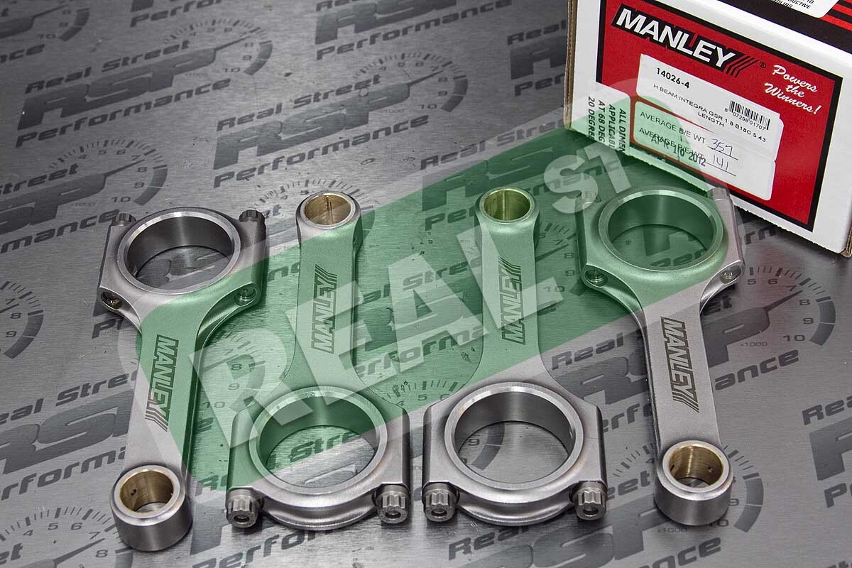 Wiseco Pistons Manley H Beam Rods Integra GSR B18C B18C1 84.5mm 10.661