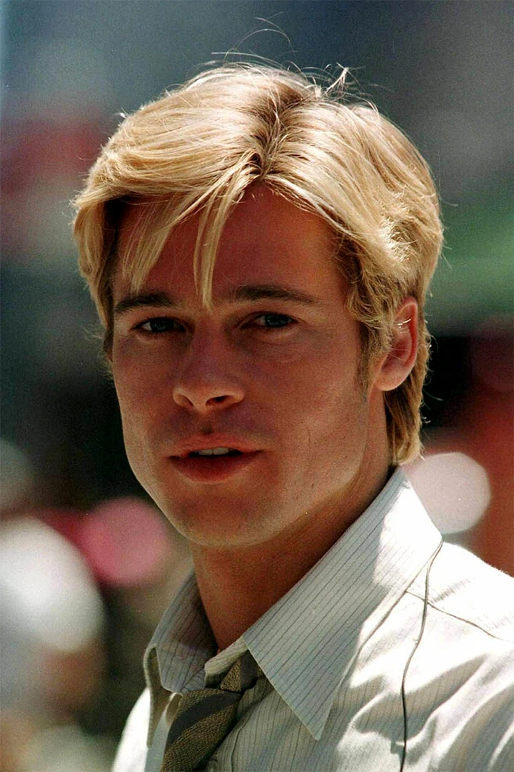 Brad Pitt Hair Young