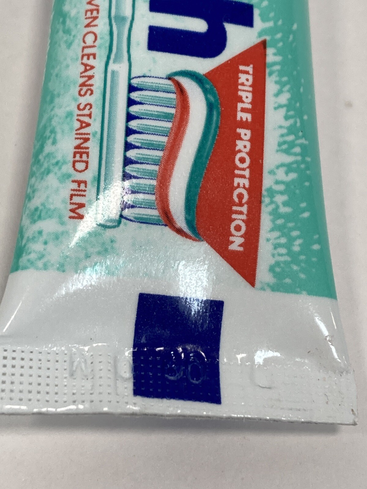 Vintage 1980's Unopened Tube Aquafresh Toothpaste Box & Tube NOS | eBay