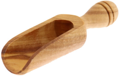 Schäufelchen Schaufel Maß Schüppe Schippe - Länge 9 cm - aus Olivenholz