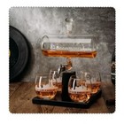 Los Angeles Whiskey Decanter Dispenser LA Collectible With 4 Glasses Gift, Weddi — photo 3