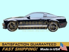 Mustang Shelby GT 2007 2008 Rocker Stripe (con Shelby GT) kit de calcomanía con licencia Shelby