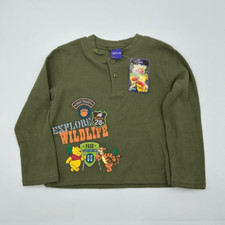 Disney Winnie The Pooh My Friends Tigger Pooh NWT Toddler 3T Waffle Knit Shirt