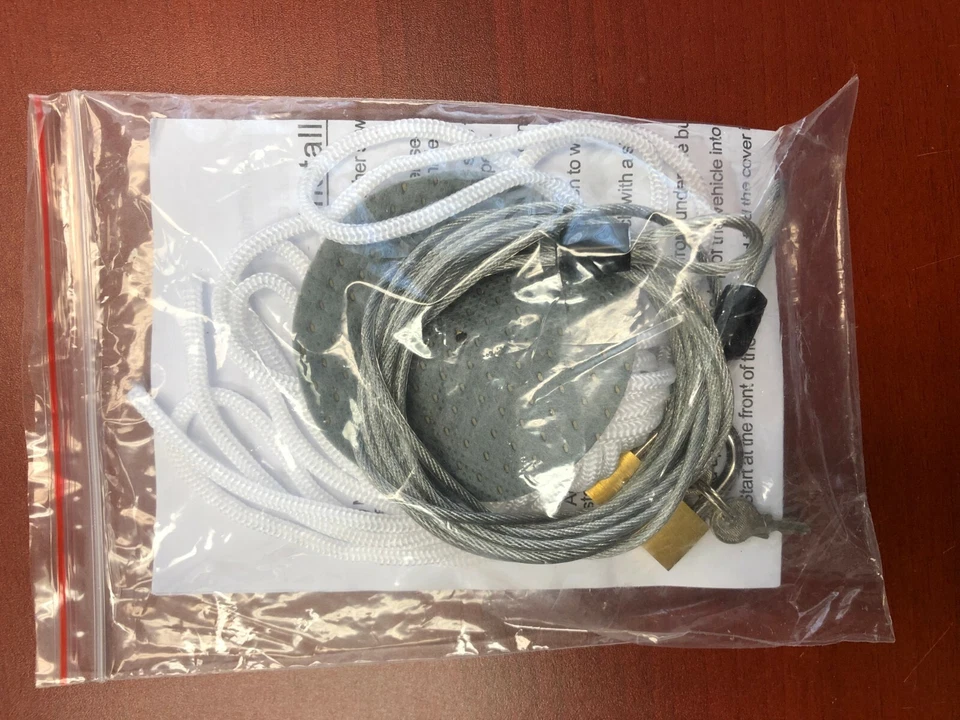 GOLD SHIELD 5L 2018-UP CUBIERTA DE AUTO JEEP GRAND CHEROKEE, BLOQUEO DE CABLE Y BOLSA DE ALMACENAMIENTO Foto 3 de 4