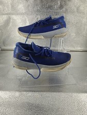 Youth basketball shoes Under Armour 30 Size 7y Steph Curry athletic wear blue