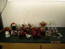 Lot of Various Christmas Ornaments