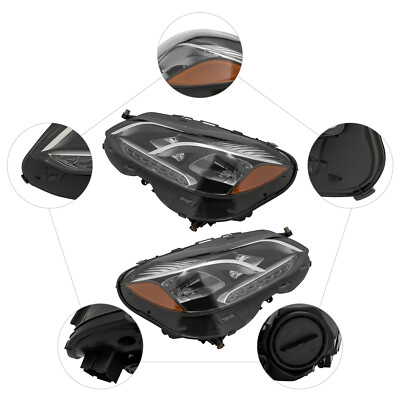 2PCS Left+Right Headlights for 2014-2016 Mercedes-Benz E-Class W212 LED Headlamp