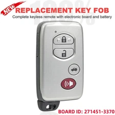 Smart Prox Remote Key Fob for Toyota Avalon Camry Corolla HYQ14AAB 271451-3370