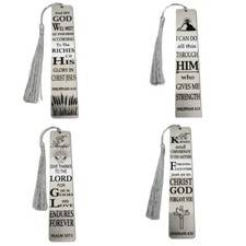 4 Pack Bible Verse Gift Bookmark for Women, Men Family Friends
