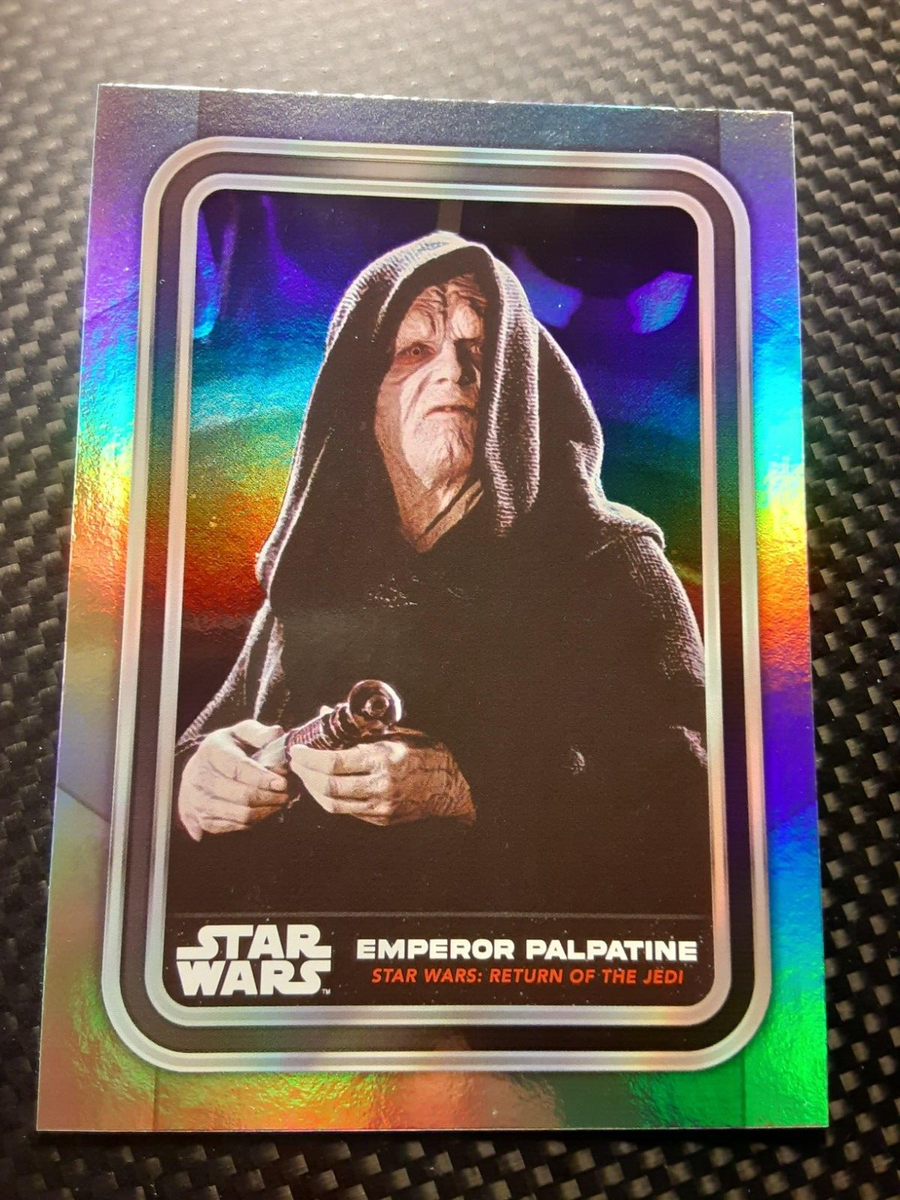 2023 Topps Star Wars Flagship RAINBOW FOIL Parallel Card EMPEROR