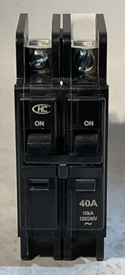 Hartland Control Circuit Breaker 40amp 2 Pole Unit Type HCB 2P40GG