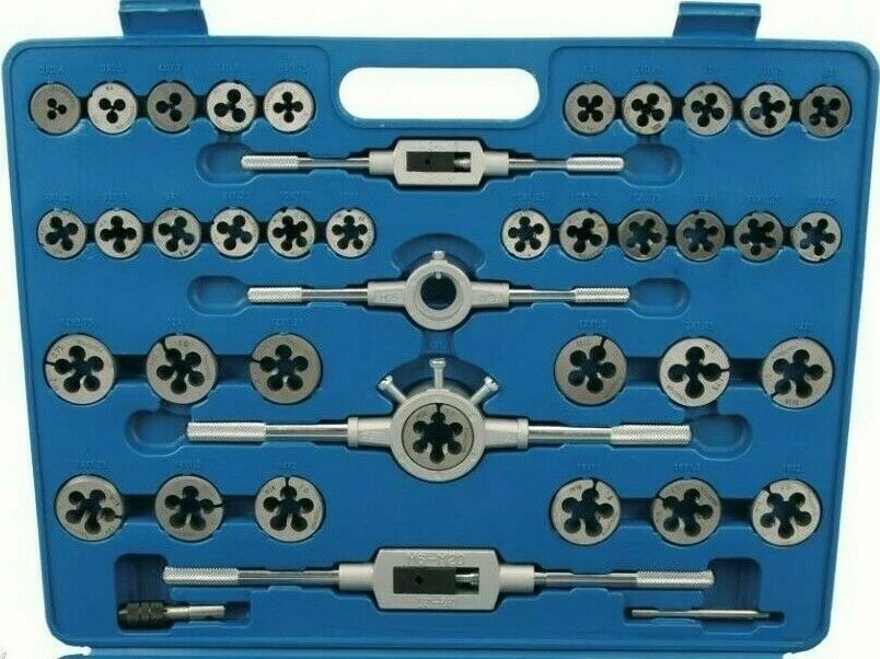 FILIERA 110 PEZZI SET FILIERE PER FILETTATURA MASCHI E FEMMINE PER FILETTATURA - Immagine 3 di 4