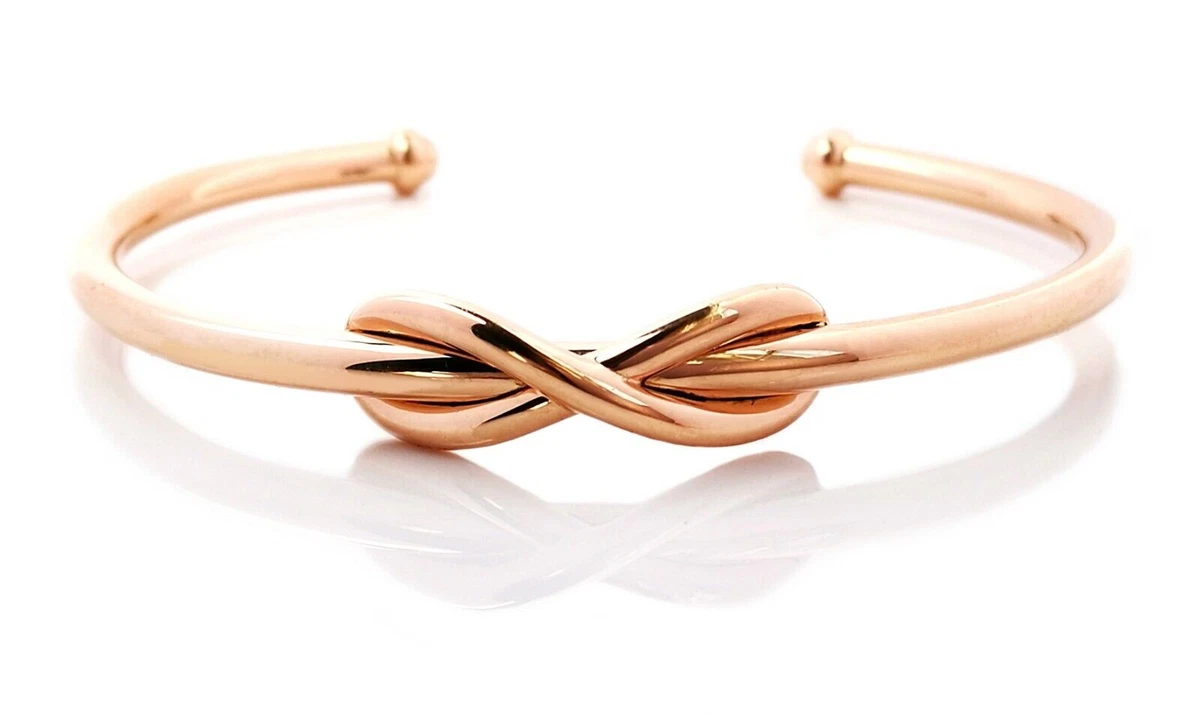 Tiffany infinity bracelet rose best sale gold