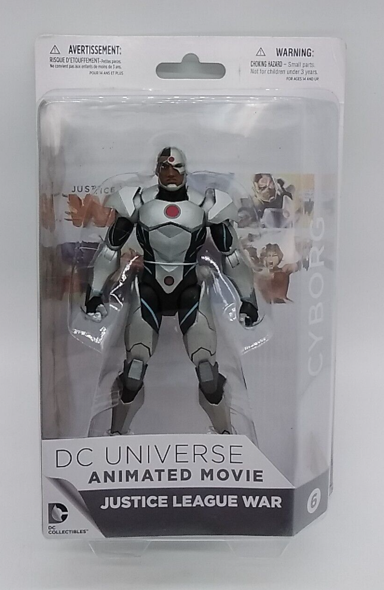 DC Universe Animated Movie Justice League War Cyborg Figure NIDP (Dmg Pkg)