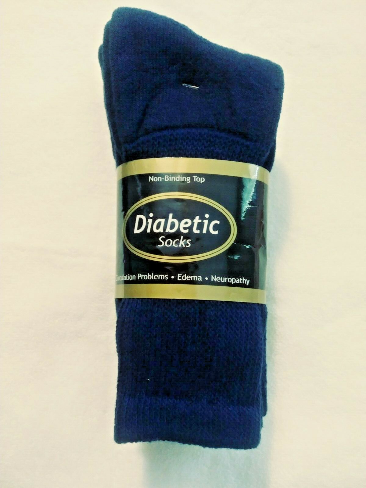 3 pr. Men's Navy Blue Diabetic socks, size 1013 *** eBay
