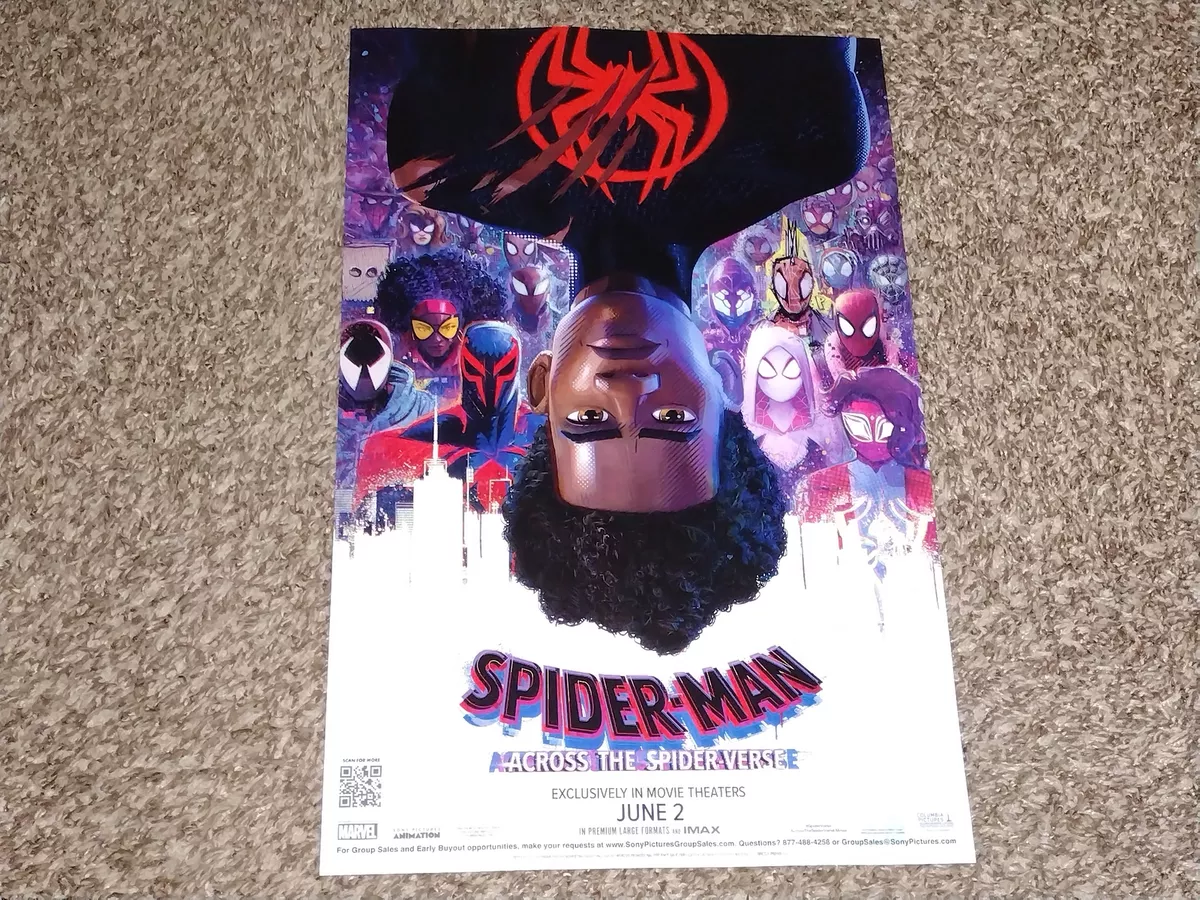 Spiderman Across The Spider-Verse movie poster (d) - Spiderman poster - 11 x 17