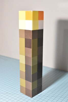 Minecraft Light-Up Wall Torch Night Light By ThinkGeek Tested Working