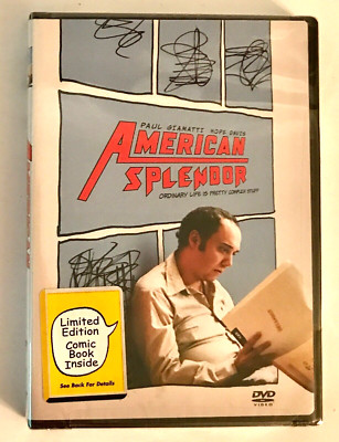 American Splendor DVD HBO 2003 Biography Harvey Pekar Comics Paul Giamatti NEW!!