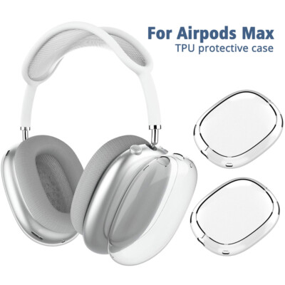 For Apple AirPods Max Headphone Clear Case Shockproof Full Cover