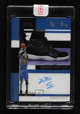 2024-25 Panini Noir Sneaker Spotlight Signatures 3/99 Monta Ellis Auto 18ms