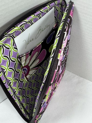 Vera Bradley PURPLE PUNCH E-Reader Mini Tablet Sleeve Retired Pattern Quilted - 第 6/10 張圖片
