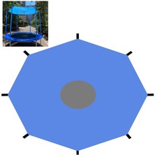Trampoline Shade Cover for 14ft Round Outdoor Trampoline, Anti-UV Trampoline ...