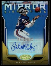 2017 Panini Certified #MS-PM Phil McConkey Mirror Signatures Gold #/25