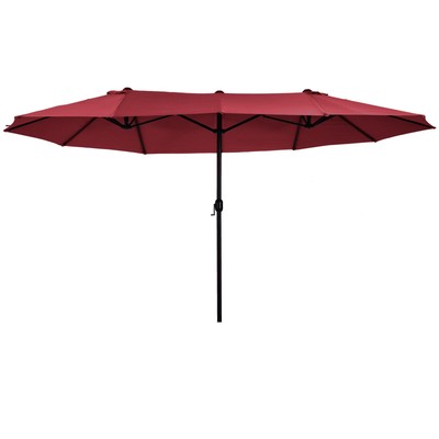 15ft Patio Umbrella w/ Crank & Air Vents