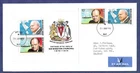 1976 British Antarctic Territory cover "Winston Churchill" issue #62-3, #63a