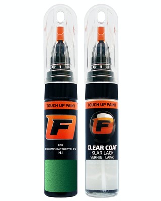 für TRIUMPH MOTORCYCLES HJ EMERALD GREEN LACKSTIFT Reparatur Set Autolack Kratze