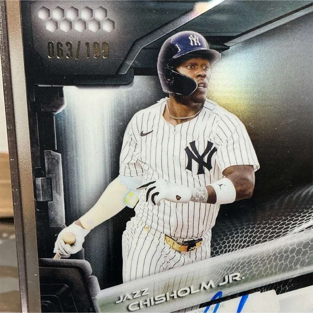 【シリアル10枚限定】Jazz Chisholm Jr.Topps Chrome 2023 Topps Chrome Black - Jazz Chisholm #CBA-JC for sale | eBay