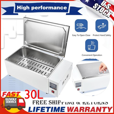 #ad New Water Bath 30L Laboratory 1500w Digital Thermostatic 304 Stainles HH 600 US $350.00