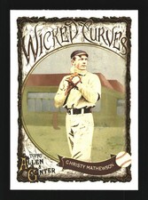 Christy Mathewson 2025 Topps Allen & Ginter Wicked Curves #WC-38