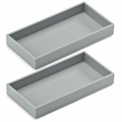 Authentics STACK STACK Inlay S 2er Set Ablageschale ABS Hellgrau 15 x 7.5 x 2 cm