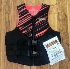 CONNELLY Promo Neon Flame Red Women's Medium USCG Approved Life Vest