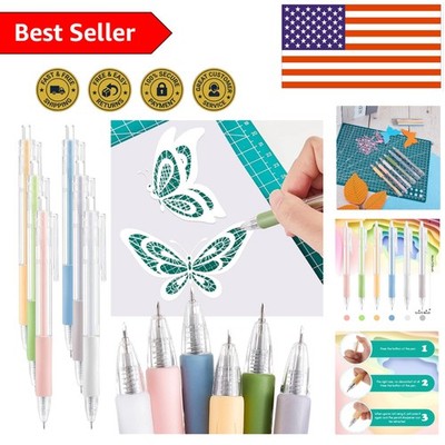 Assorted Craft Knife Set - 6 Precision Cutting Tools for Scrapbooking & Drawing