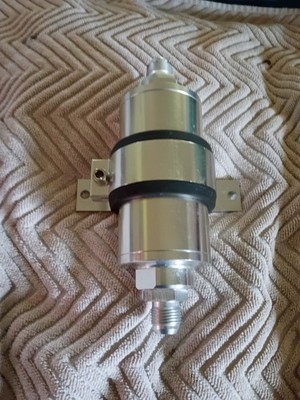 100 micron fuel filter ,10an Too 10An, Chrome .NEW! CHEAP PRICE!