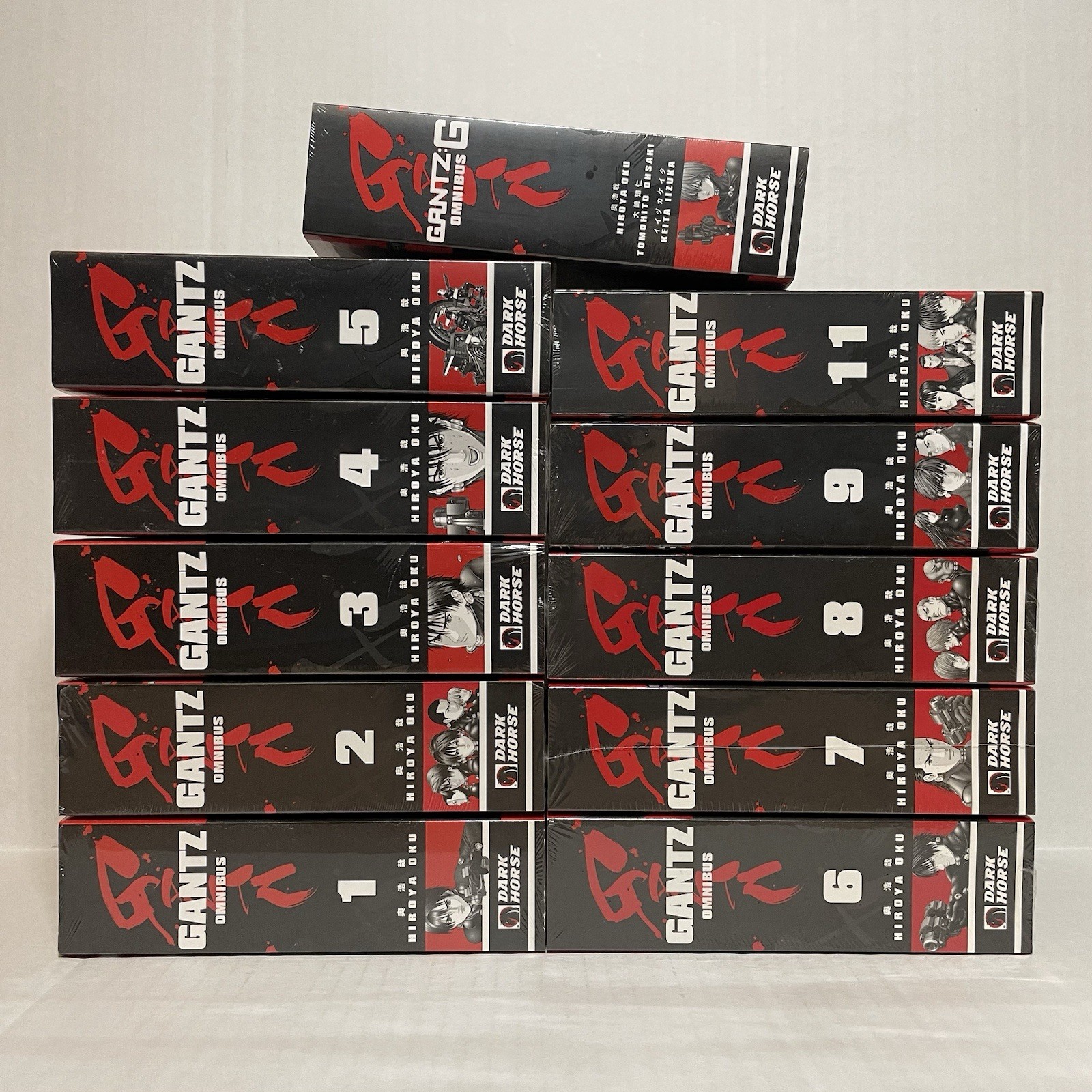 Gantz Manga Omnibus Volúmenes 1-9, 11 + Gantz G Omnibus Volumen 1 Inglés Nuevo