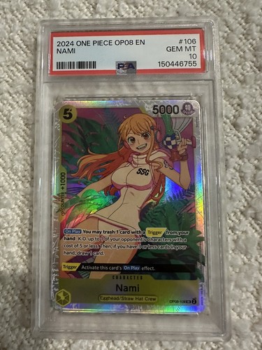 Nami graded PSA 10 for sale on eBay