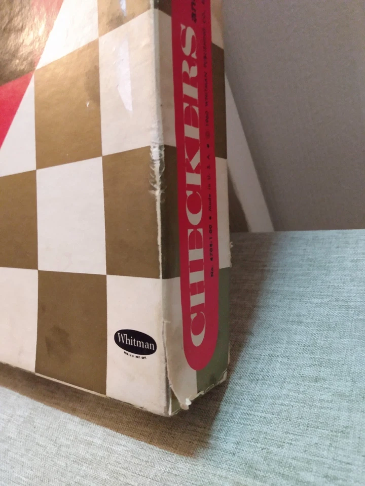Complete Vintage 1960 Whitman Checkers & Five Other Games + Backgammon Board - Image 3 of 4