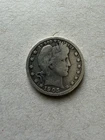 1905-S Barber Quarter Dollar 25C Silver US Coin San Francisco Ungraded