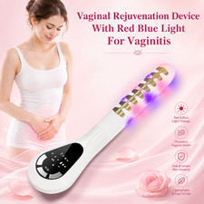 Women Gynecological Rejuvenation Wand Vaginal Tightening Device Red Blue Light