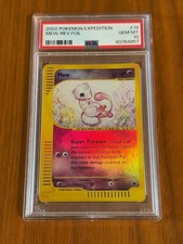 PSA 10 Mew 19 Reverse Holo Expedition LOW POP 36 GRAIL 2002 Pokemon  US Seller