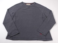 Tommy Bahama Men's Gray Waffle Knit Thermal Pullover Size M
