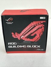 Asus ROG Rot und Schwarz Baustein Spielzeug Neu.