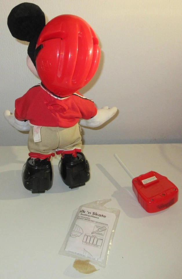 Disney Talk 'n Skate Mickey Mouse Fisher Price Mattel Juguete 2000 Probado Funciona  Foto 3 de 4