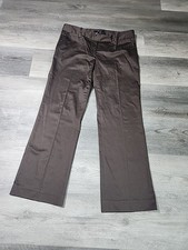 Zara Basic Dress Pant Sz 8 Dark Green